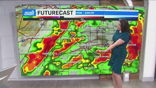 70 degree weather and rain expected in central Indiana
