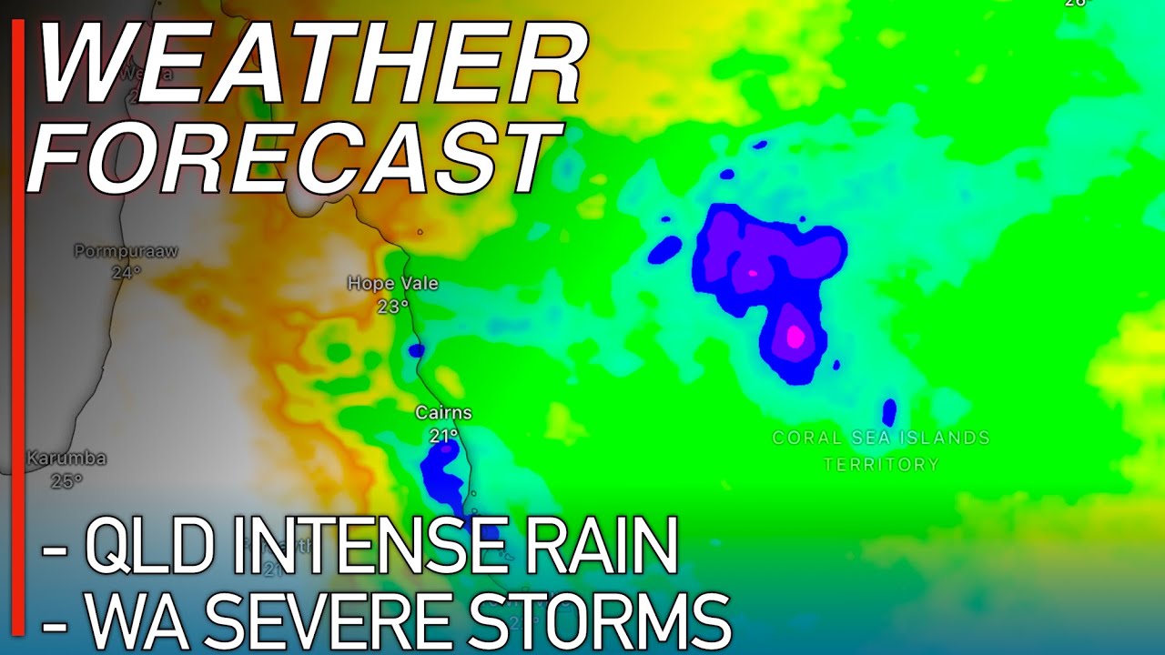 Intense Rainfall and Severe Storms are Forecast to Lash Queensland ...
