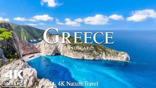 Greece 4K - Relaxing Music With Beautiful Nature Videos (4K Video UltraHD)