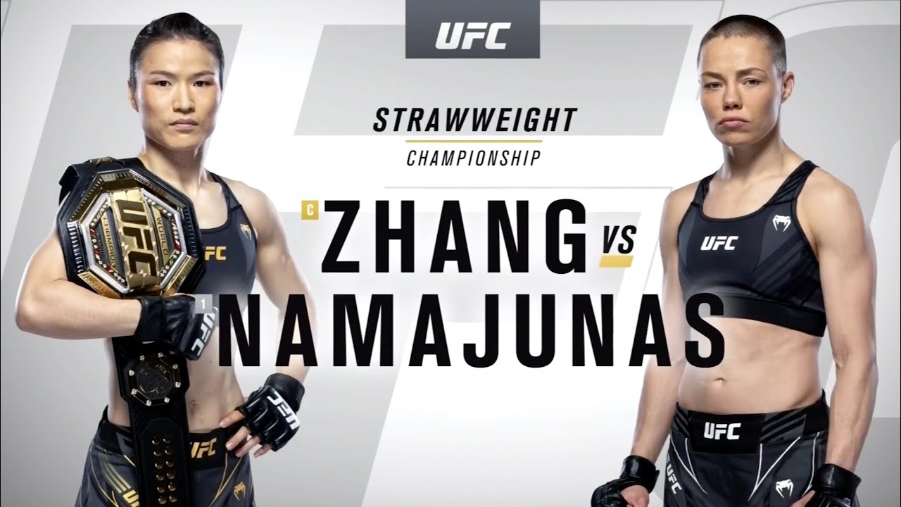 UFC 261: Zhang Weili vs Rose Namajunas Highlights - YouTube