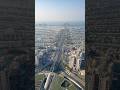 Dubai from the Top! View at The Palm 🔥 #dubai #travel #palmview #palmjumeirah #trendingshorts