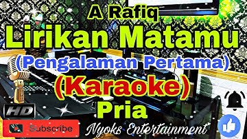 PENGALAMAN PERTAMA - A Rafiq (KARAOKE) Dangdut Konser || Nada Pria || C minor