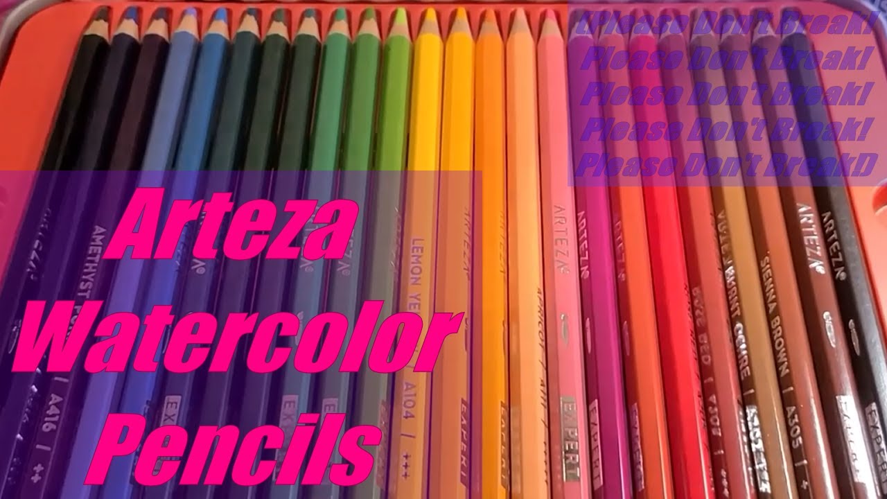 Arteza Watercolor Pencils Review YouTube