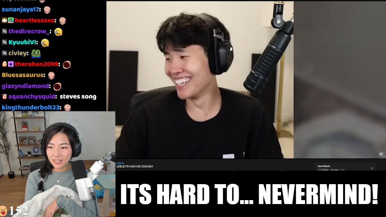 Janet Reacts to LESLIE FU HAS HAD ENOUGH by OfflineTV and Friends