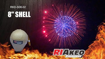DISPLAY SHELL-8 INCH RKD-S08-02 | RIAKEO FIREWORKS