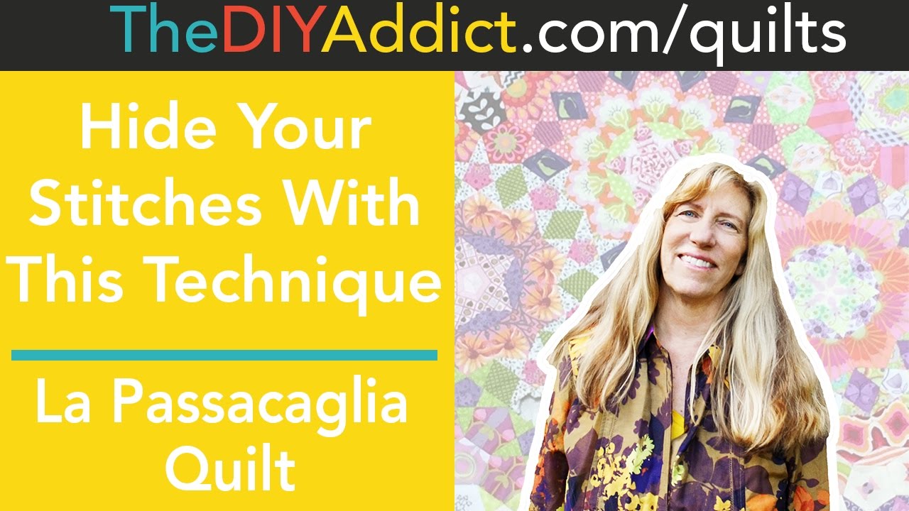 Hide Your Stitches Using the Flat Back Stitch for your La Passacaglia Quilt