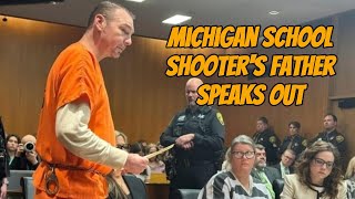 James Crumbley's Emotional Statement Before Sentencing | Michigan School Shooter's Father Speaks Out
