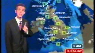 BBC Weather 16th January 2006