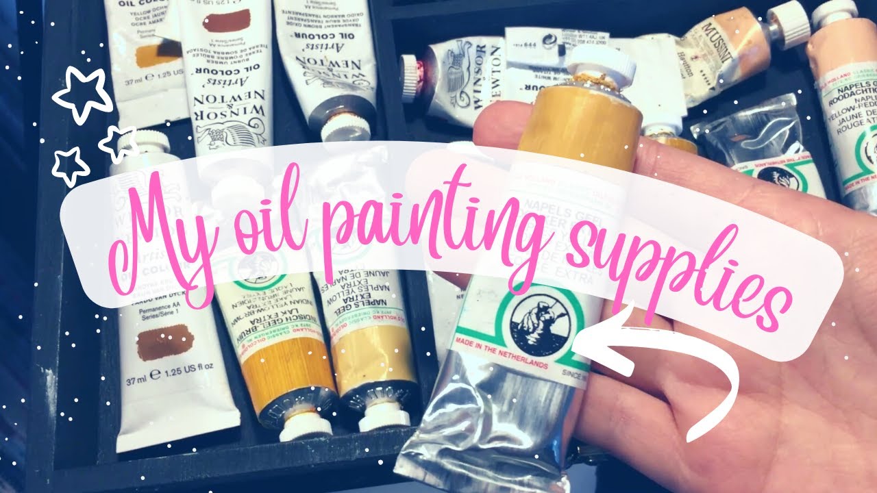 Sharing my oil painting tools with you 🎨 YouTube