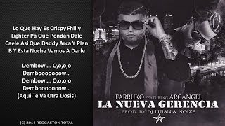 La Nueva Gerencia (Video Letra) - Farruko Ft. Arcangel (Original) Reggaeton 2014