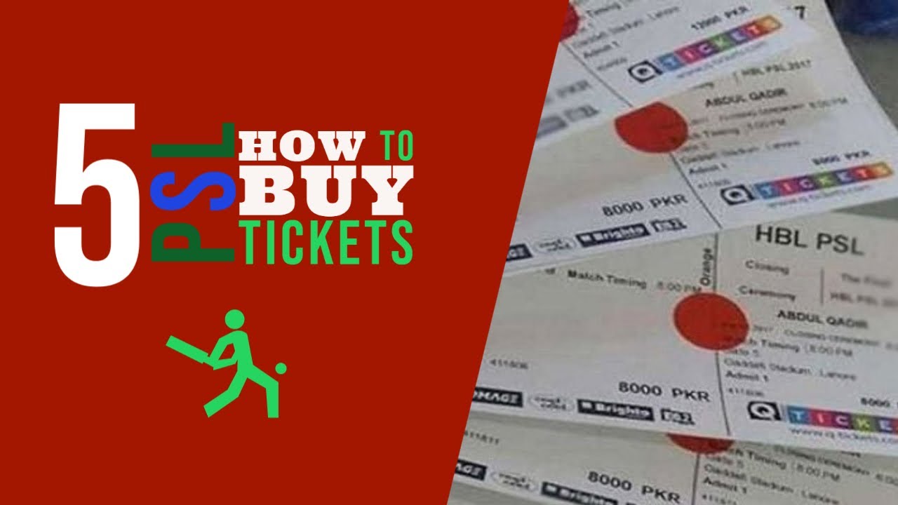 How to get PSL 5 ticktes | psl 5 tickets online | psl 5 tickets price