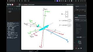 flow5 tutorial - coordinate systems, forces & moments