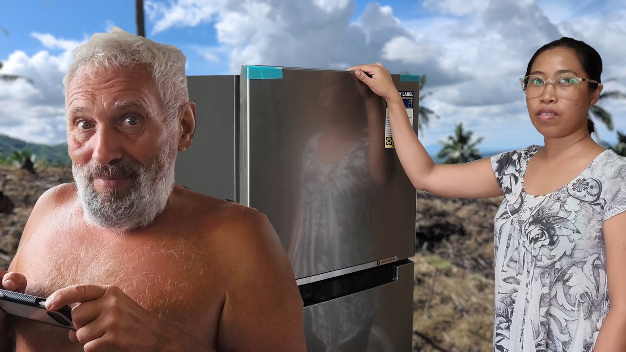 We bought a new refrigerator | Restoring the fence on our lot | Province life with foreigners