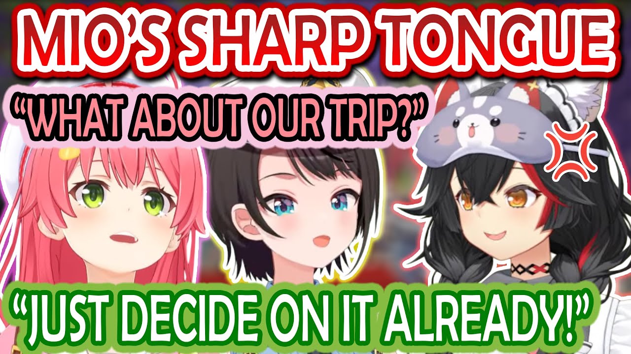 Mio's Honest Fortune Telling Makes Miko and Subaru Laugh Nonstop [Hololive Summer Park]