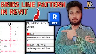 Grids Line Pattern in Revit | How to create Grids Line Pattern in Revit | Tutorial urdu hindi 2023