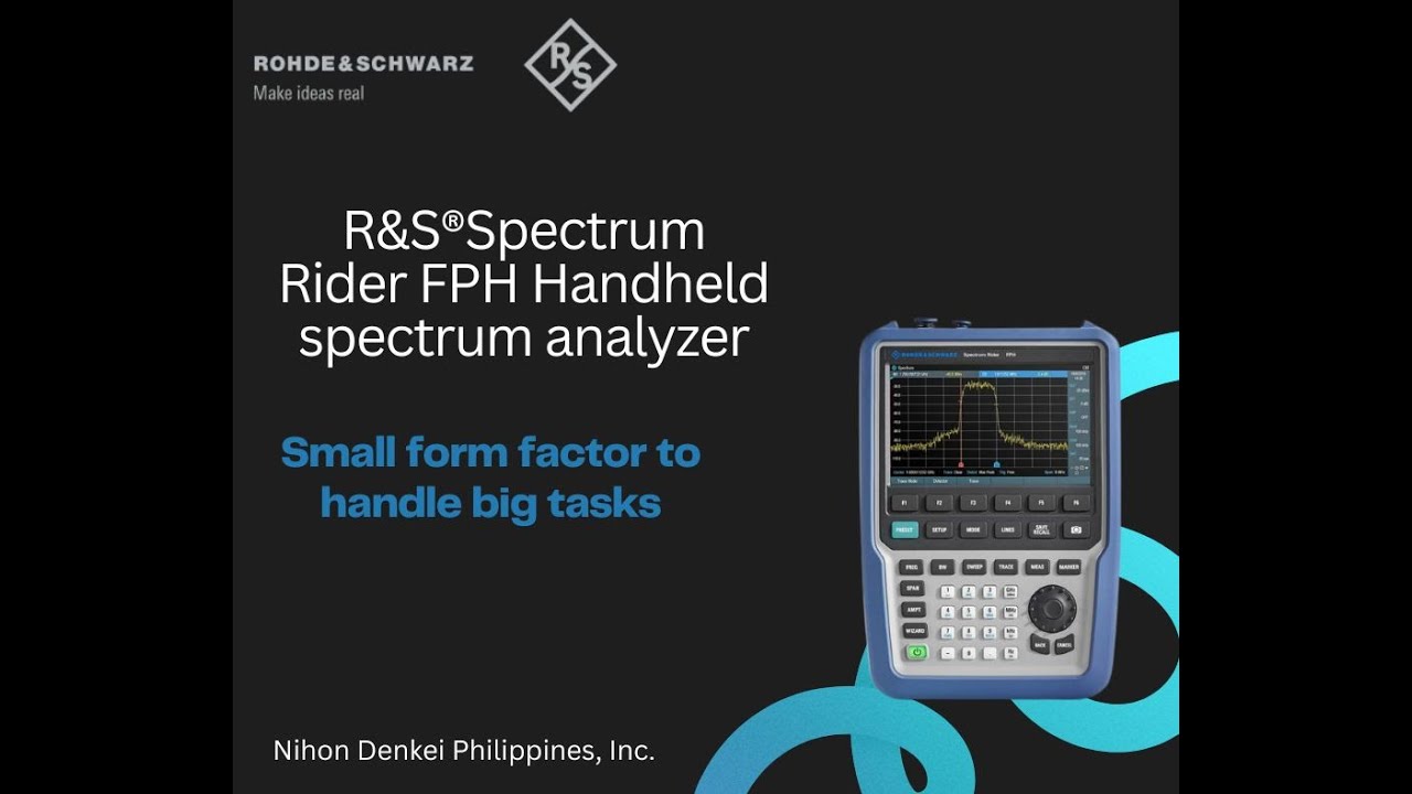 R&S®Spectrum Rider FPH Handheld spectrum analyzer # ...