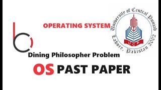 OS-  Synchronization - Dining Philosopher  - PAST PAPER F23 THEORY Q3 PART B