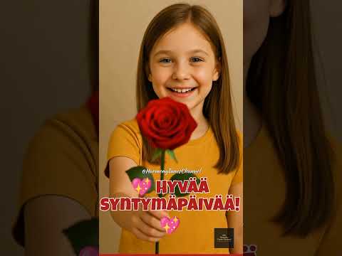 🌹Hyvää syntymäpäivää!🌹 #finnish #syntymäkartta #Onnea #BirthdayVibes#Perplexity