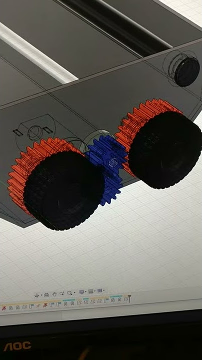 unidirectional roadbook gear design (crappy quality)