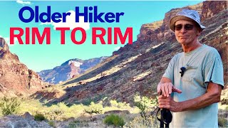 Older Hiker: Rim to Rim at Grand Canyon