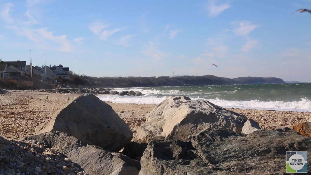 One minute on the North Fork Iron Pier Beach YouTube