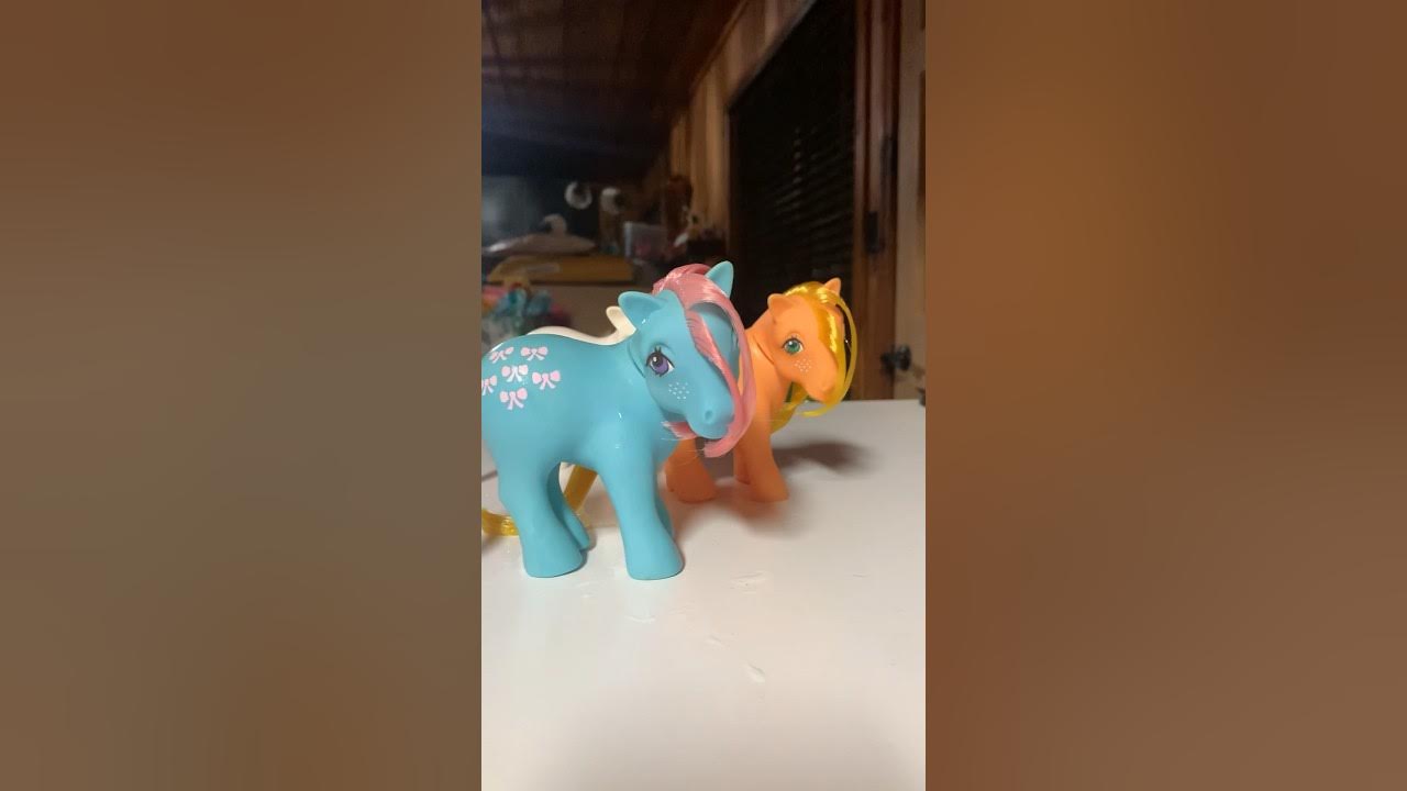 Cleaning My Little Ponies ) G1 Applejack, Bowtie and Sundance YouTube