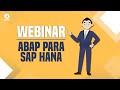 Webinar ABAP para SAP HANA