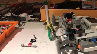 Testing our braille printer prototype with a pen