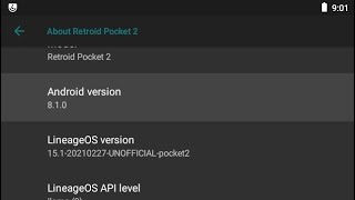 Retroid Pocket 2 LineageOS 15.1 (Unofficial) Beta screenshot 5