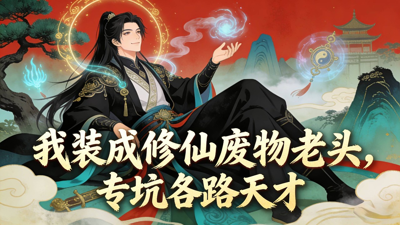 【Multi Sub】《我裝成修仙廢物老頭，專坑各路天才》靠系統瘋狂陞級，修仙界被我騙麻了#漫劇 #動態漫 #AI漫劇 #動漫 #動畫