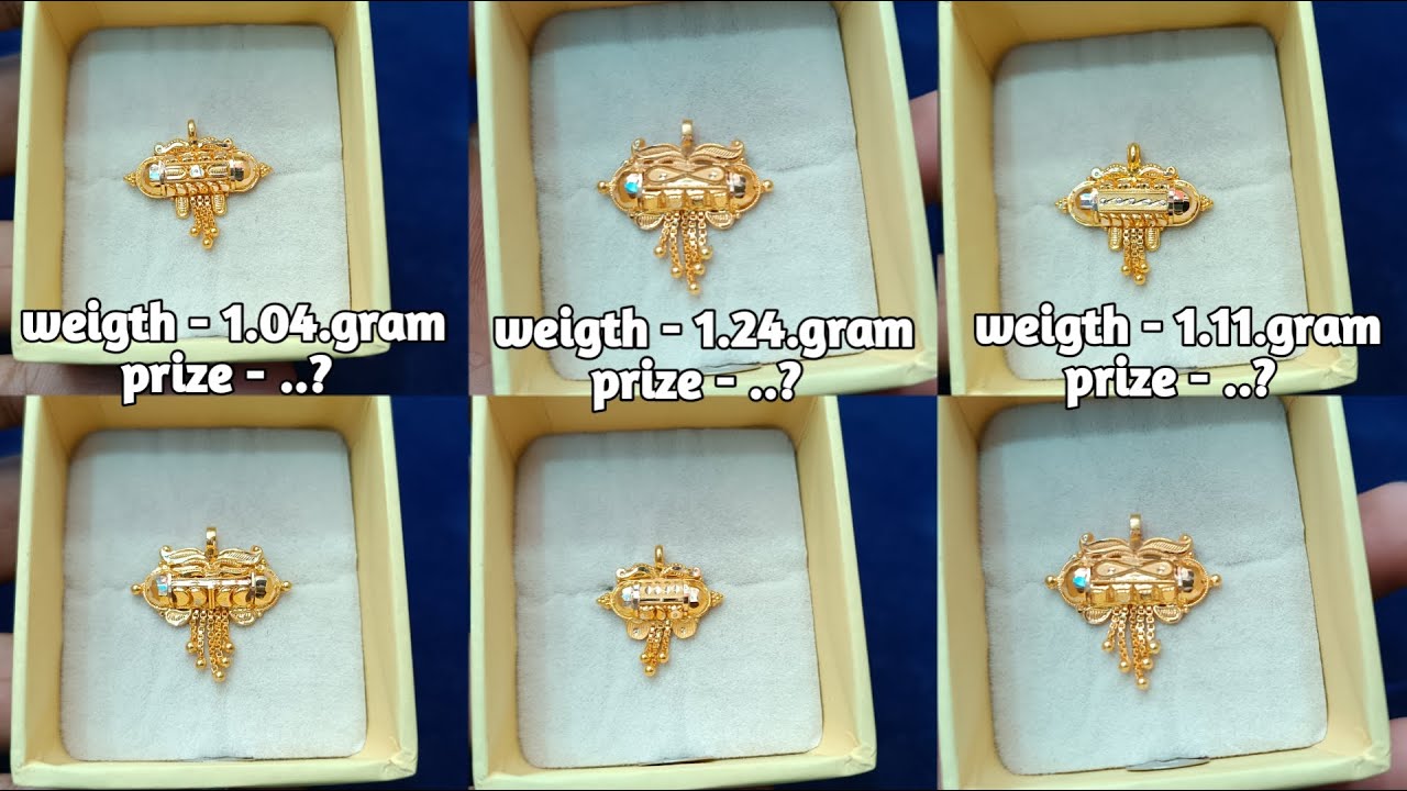 Ligth weight me Sone ki Bihari Dholna Locket Design || Mangalsutra Dholna Design 