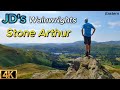 Stone Arthur from Swan Hotel Grasmere - Full Route - 4K - The JD Way