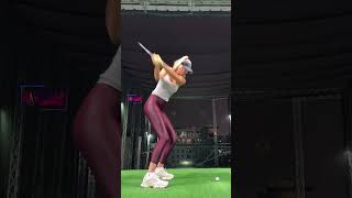 Amazing Golf Swing you need to see | Golf Girl awesome swing | #golf #shorts