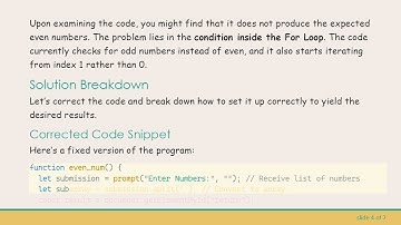 Output Even Numbers From an Array Efficiently