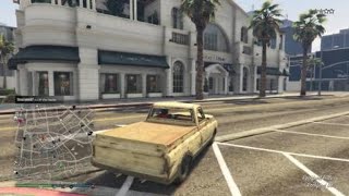 GTA Online - Funny Glitch (Cop Gets Glitched Inside Car)