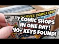 7 Comic Book Shops in One Day! // AMAZING KEY HAUL!