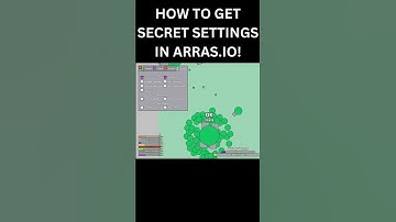 how to get secret settings in arras.io!