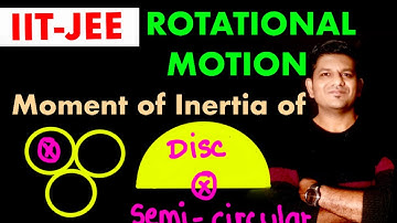 Moment of Inertia of multiple sphere and Semicircular Disc : Rotational Motion: JEE / NEET / Boards