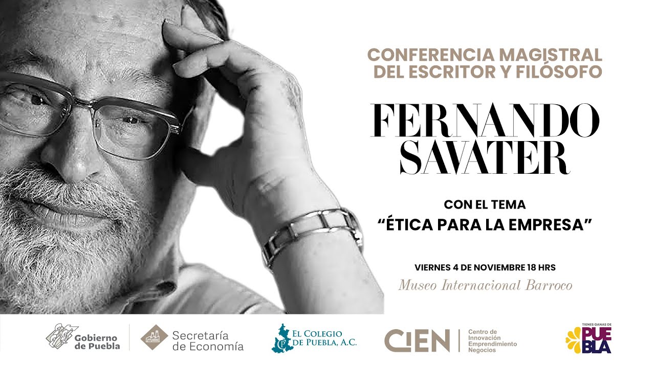 Conferencia Magistral del escritor y filósofo Fernando Savater, con el