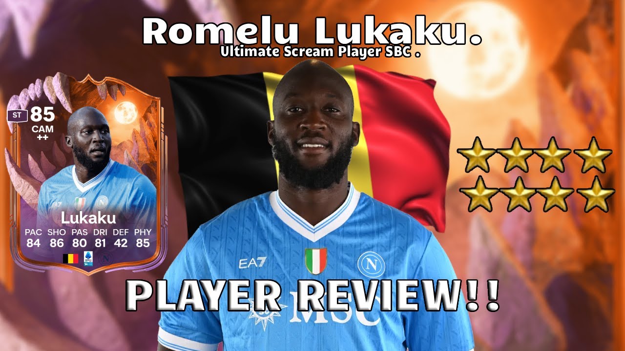 ⚽🎃 Обзор игрока Ромелу Лукаку с рейтингом 85! Ultimate Scream Player SBC👻⚽. FC 26 Ultimate Team