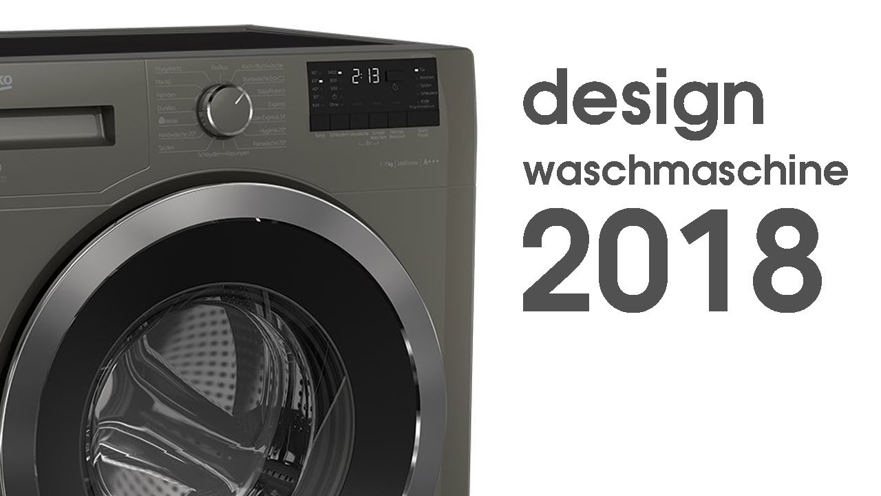 BEKO Design Waschmaschine In Grau Anthrazit 2018 WMY 71433 PTEMG