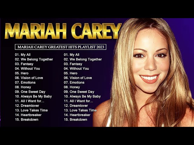 Mariah Carey Hits Songs - Top Songs of Mariah Carey   Mariah Carey playlist Hits class=