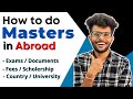 How to Study in Abroad [ Documents Required | Exams | Cost of Living | Fees | Scholarship ]