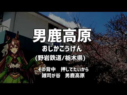 【駅名替え歌】重音テトが「ユメヲカケル！」の曲を駅名で歌う