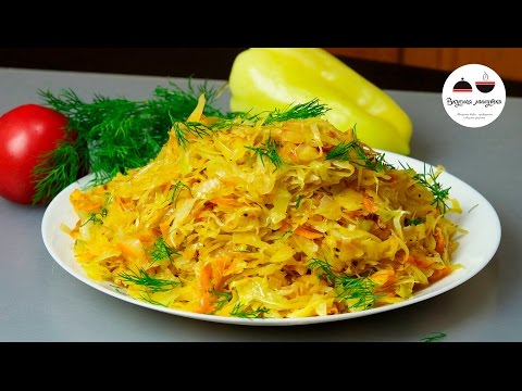 Вкуснейшая начинка для пирогов за 10 минут  Тушеная капуста  Filling  Braised cabbage