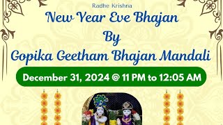 33. Glimpses of New Year Eve Namasankeerthanam by Gopika Geetham Bhajan Mandali on Dec 31, 2024