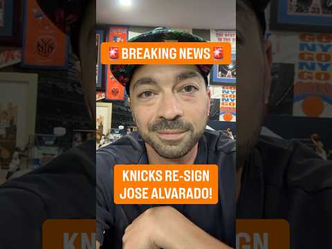 KNICKS RE-SIGN JOSE ALVARADO (REACTION)