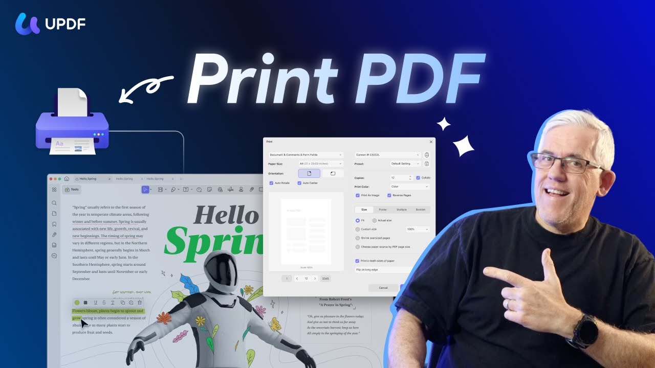 How to Print PDFs — Individually or in Batch - YouTube