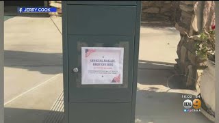Unofficial Ballot Drop Box Appears In Canyon Country