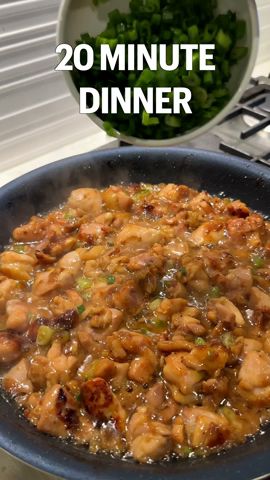Day 3 of 20 minute dinners - Scallion Chicken (must try!)